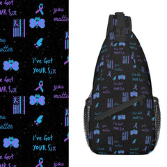 Suicide Awareness Sling Bag - You Are Enough -Made in USA