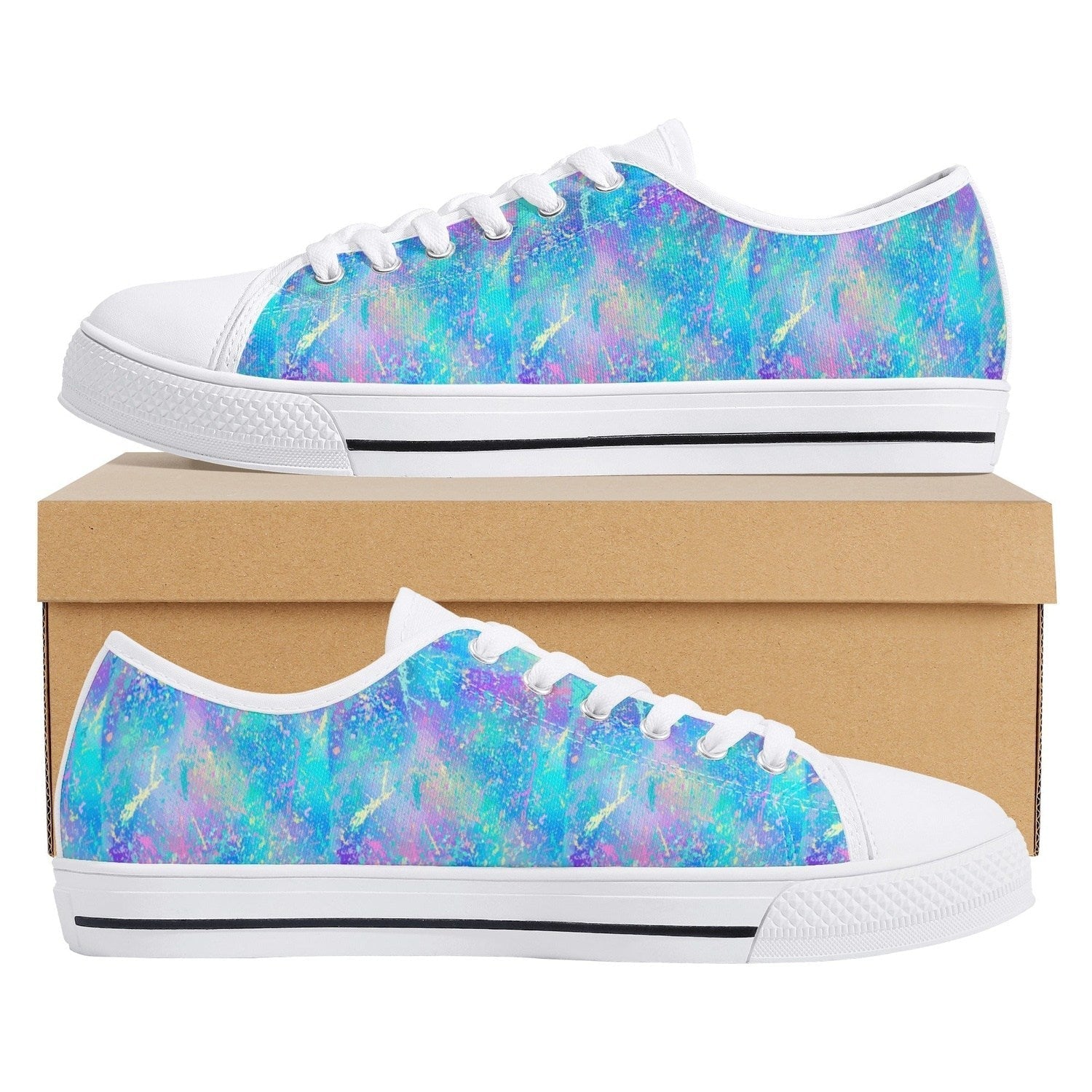 Fairy Womens Low Top Canvas Shoes