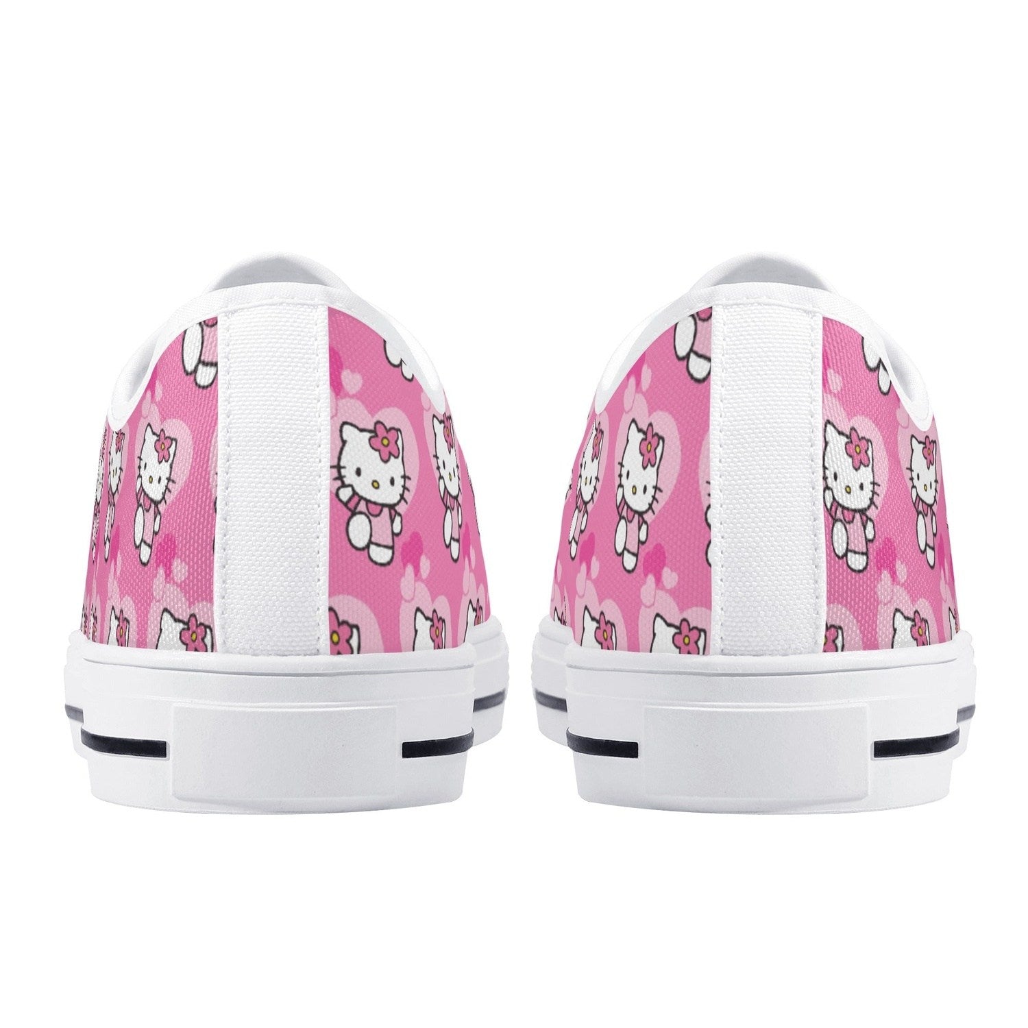 Little Kitty Womens Low Top Canvas Shoes