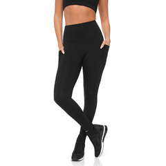 Black Leggings with Pockets Lift & Smooth