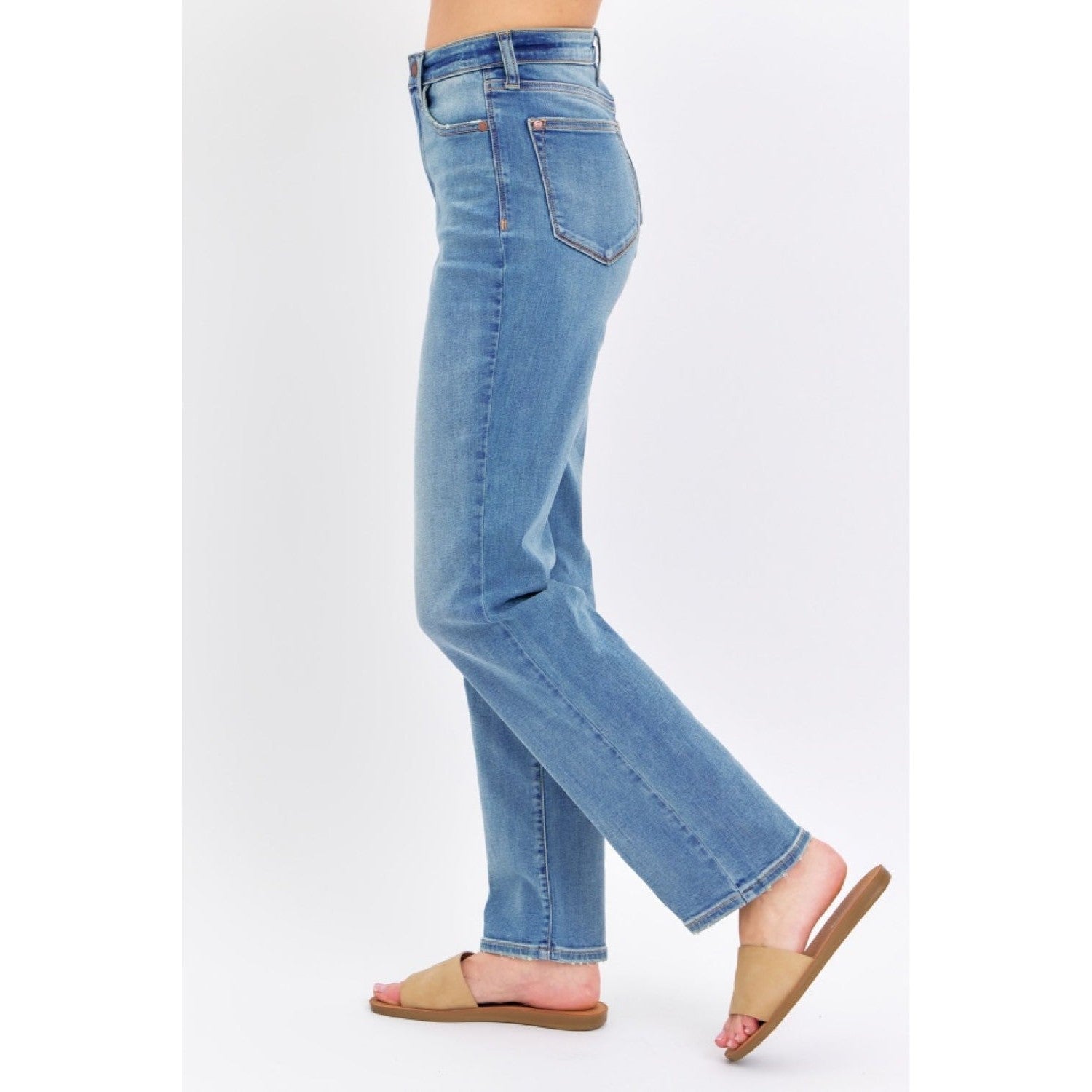 Judy Blue Full Size High Waist Straight Jeans