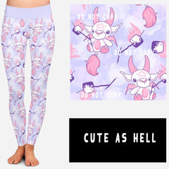 PASTEL ODDITY RUN-CUTE AS HELL LEGGINGS/JOGGERS