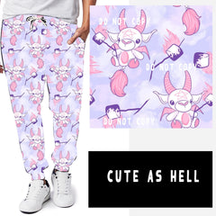 PASTEL ODDITY RUN-CUTE AS HELL LEGGINGS/JOGGERS