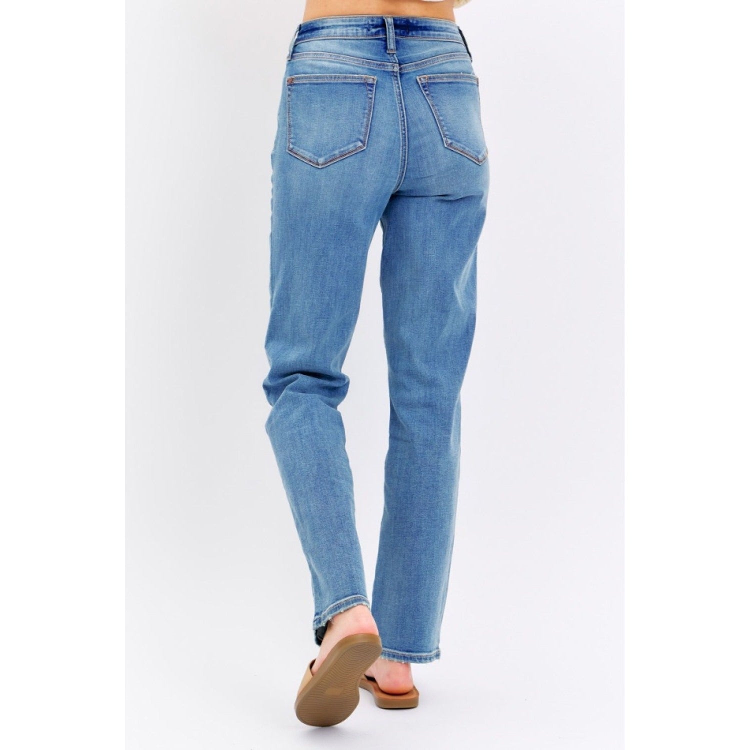 Judy Blue Full Size High Waist Straight Jeans
