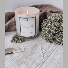 Tranquility Candle with Sterling Silver Jewelry Inside