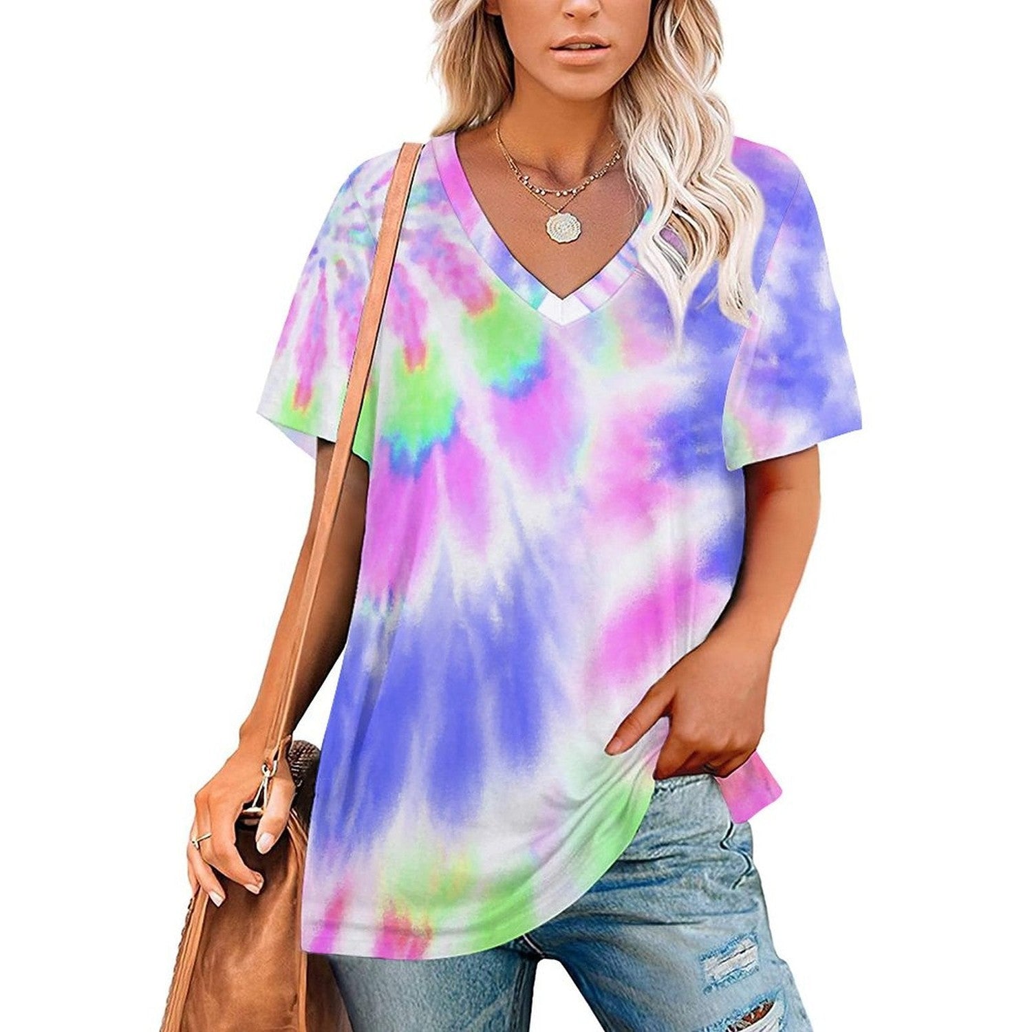 Custom Short Sleeve T-Shirts NZ109-Multi-Image Printed Tees