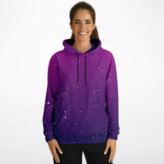 Ombre Pink Purple Unisex Pullover Hoodie