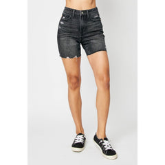 Judy Blue Full Size High Waist Tummy Control Denim Shorts