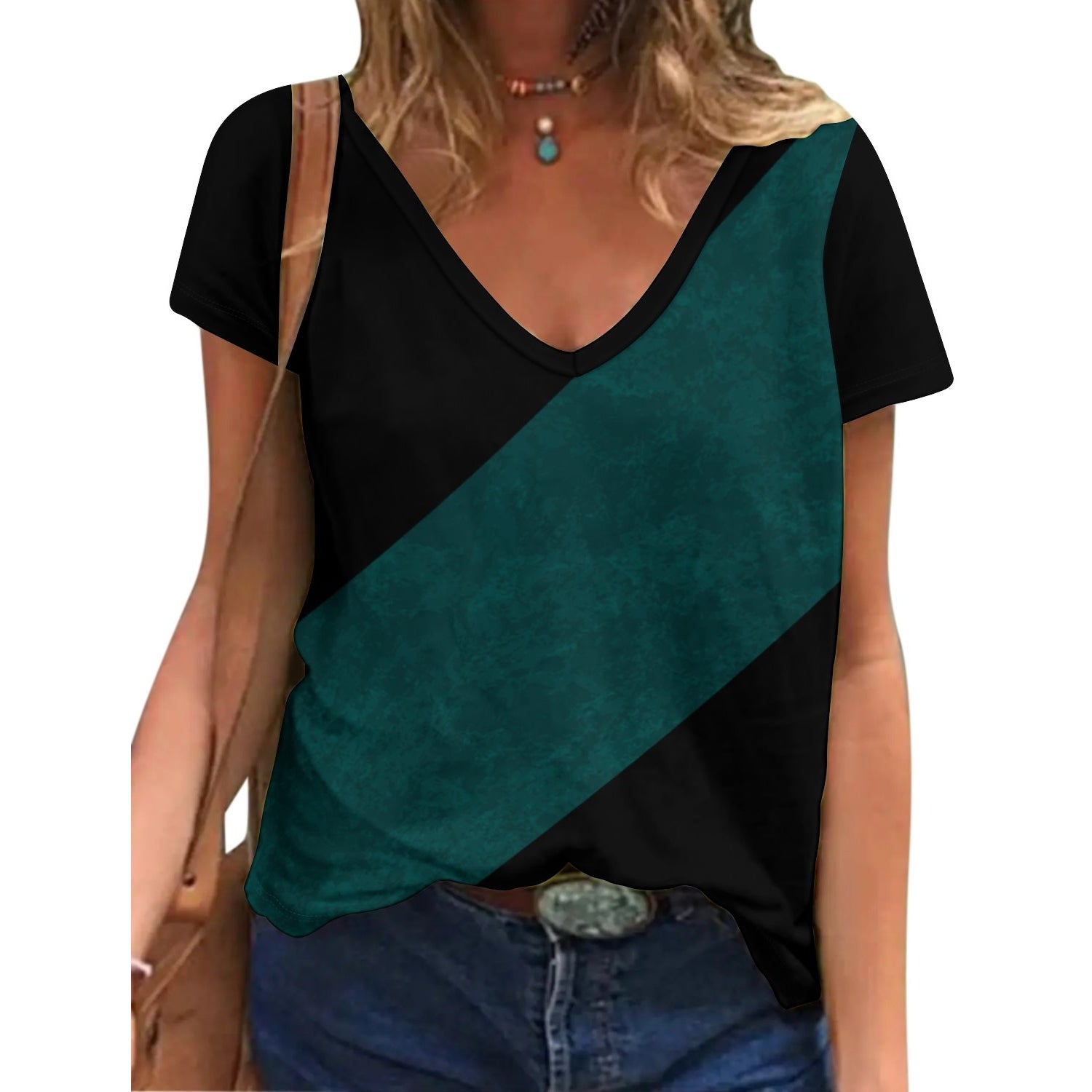 Custom Short Sleeve T-Shirts NZ109-Multi-Image Printed Tees