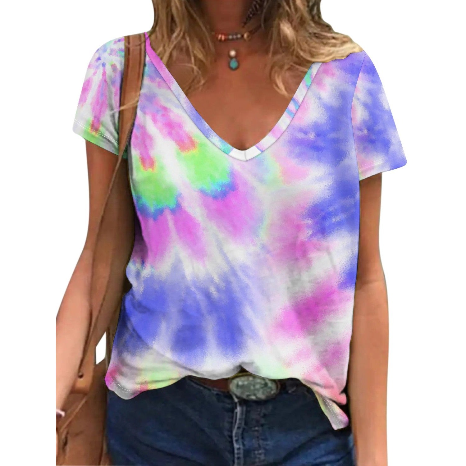 Custom Short Sleeve T-Shirts NZ109-Multi-Image Printed Tees