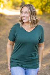 Hunter Green T-shirt Chloe by Michelle Mae