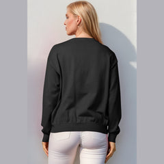 Double Take Full Size Nutcracker Sequin Long Sleeve Sweater