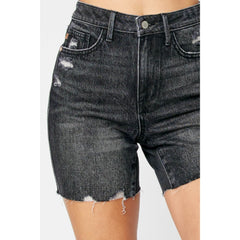 Judy Blue Full Size High Waist Tummy Control Denim Shorts
