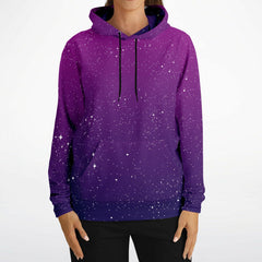 Ombre Pink Purple Unisex Pullover Hoodie