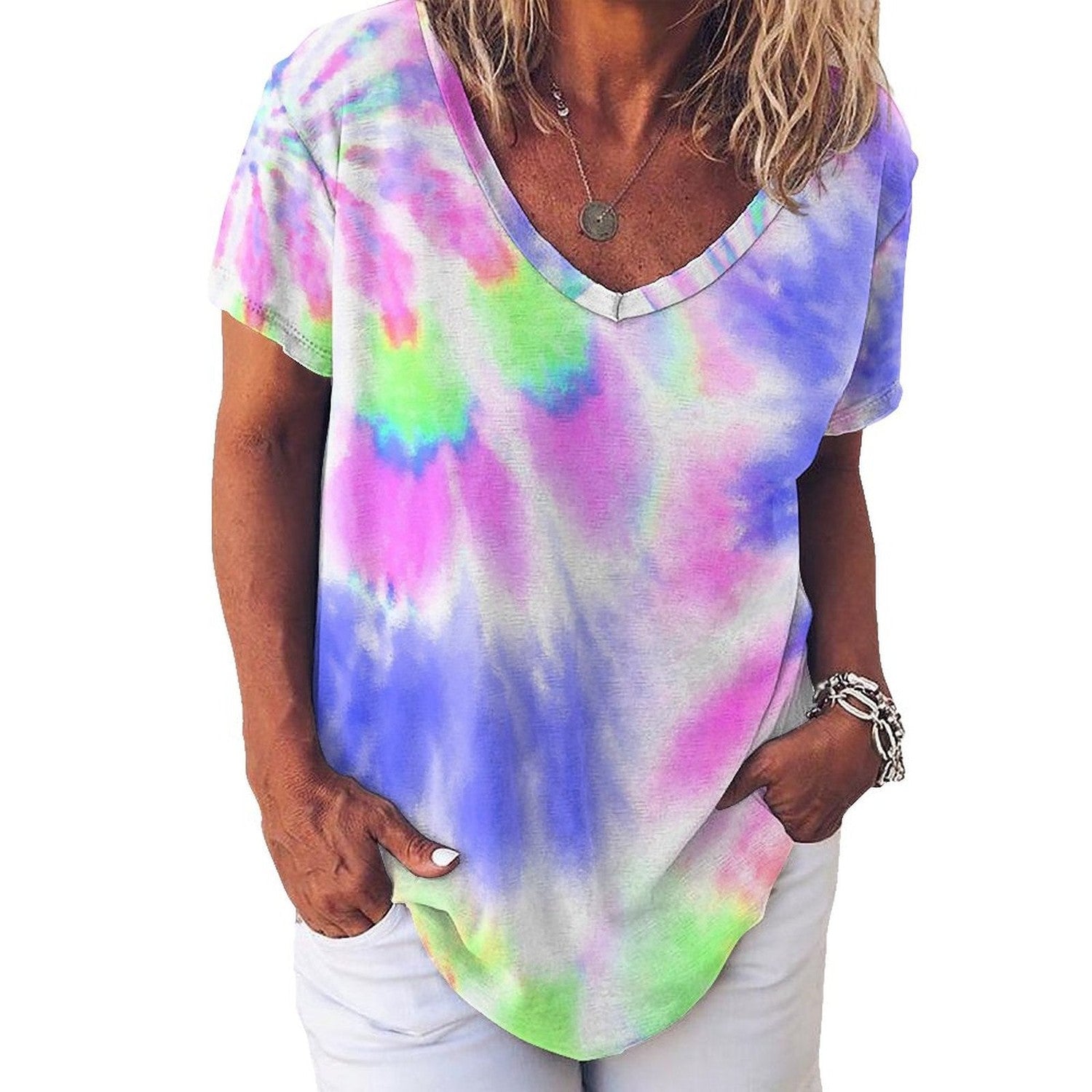 Custom Short Sleeve T-Shirts NZ109-Multi-Image Printed Tees