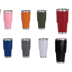 Tumblers 30oz with Metal Straw Cleaning Brush