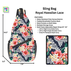 Royal Hawaiian Lace Sling Bag
