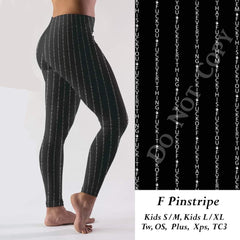 FU Pinstripe Joggers, Lounger, and Leggings Black White Uncensored