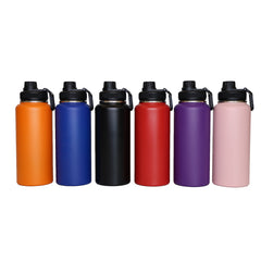 Tumbler 32oz Insulated Stainless Steel Water Bottle with Leak-Proof Chug Lid