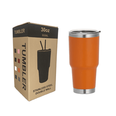 Tumblers 30oz with Metal Straw Cleaning Brush