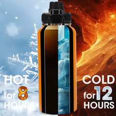 Tumbler 32oz Insulated Stainless Steel Water Bottle with Leak-Proof Chug Lid