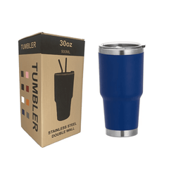Tumblers 30oz with Metal Straw Cleaning Brush