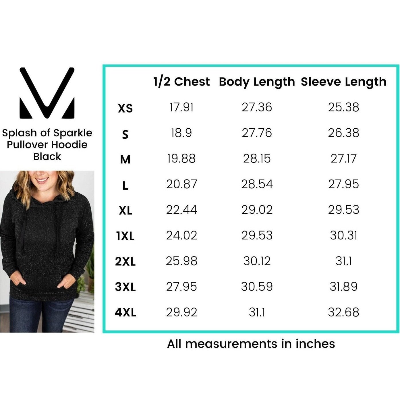 Black Glitter Sparkle Hoodie