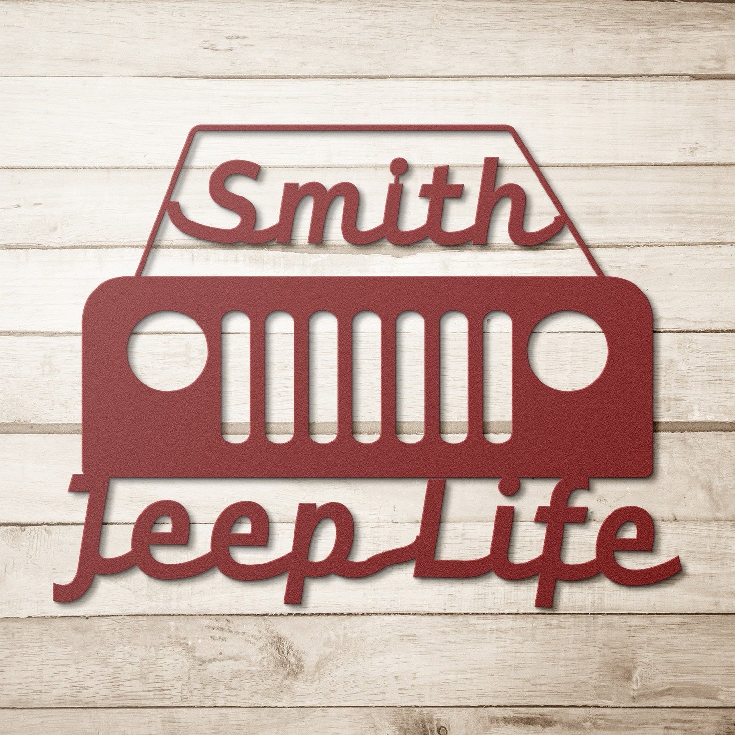 Personalized Jeeper Metal Sign Jeeper Life