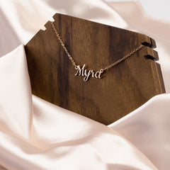Personalized Name Necklace in Stainless Steel Gold, Rose Gold, Silver