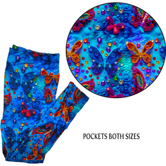 Quilled Butterfly Gem Leggings