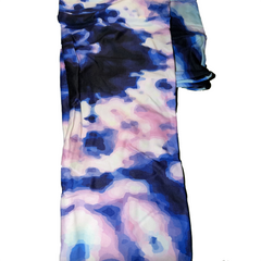 Purple Blue Passion Full Length Leggings with Pockets