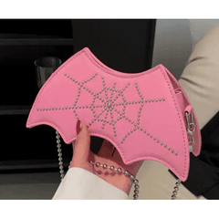 Bejeweled Bat Cross Body Bag