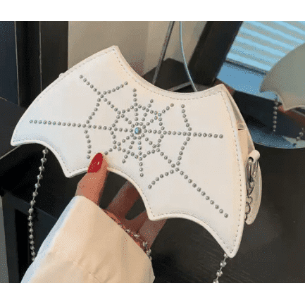 Bejeweled Bat Cross Body Bag