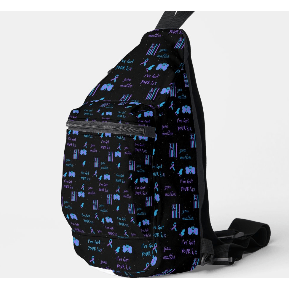 Suicide Awareness Sling Bag - You Are Enough -Made in USA