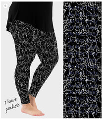 Cosmic Kitty Pocket Leggings