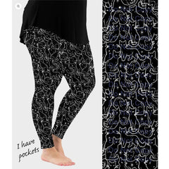 Cosmic Kitty Pocket Leggings