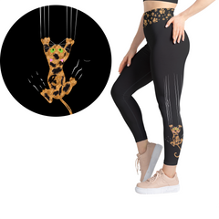 Pantalon Mange-Tartes – Leggings de Thanksgiving avec Poches – Précommande