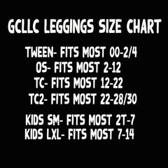 RAINBOW SWIRL - DENIM RUN W/ BACK POCKETS - LEGGINGS/CAPRI