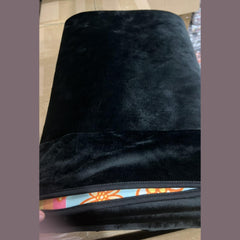 JUST A PHASE- SOFT BLACK FLEECE THROW BLANKET