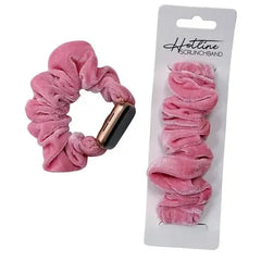 Watch Bands - Black, Blue, or Pink Velvet Scrunch Band -Apple Compatible