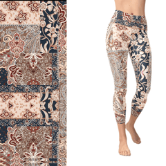 Cottage Patchwork Flowers Full Length Adult with Pockets