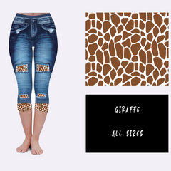 LEGGING JEAN RUN-GIRAFFE (ACTIVE BACK POCKETS)