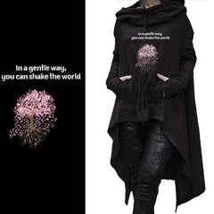 Long. Hoodie Cherry Blossom Tree