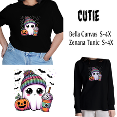 Glow in the Dark Cute Ghost T-shirt or Tunic