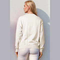 Double Take Full Size Nutcracker Sequin Long Sleeve Sweater