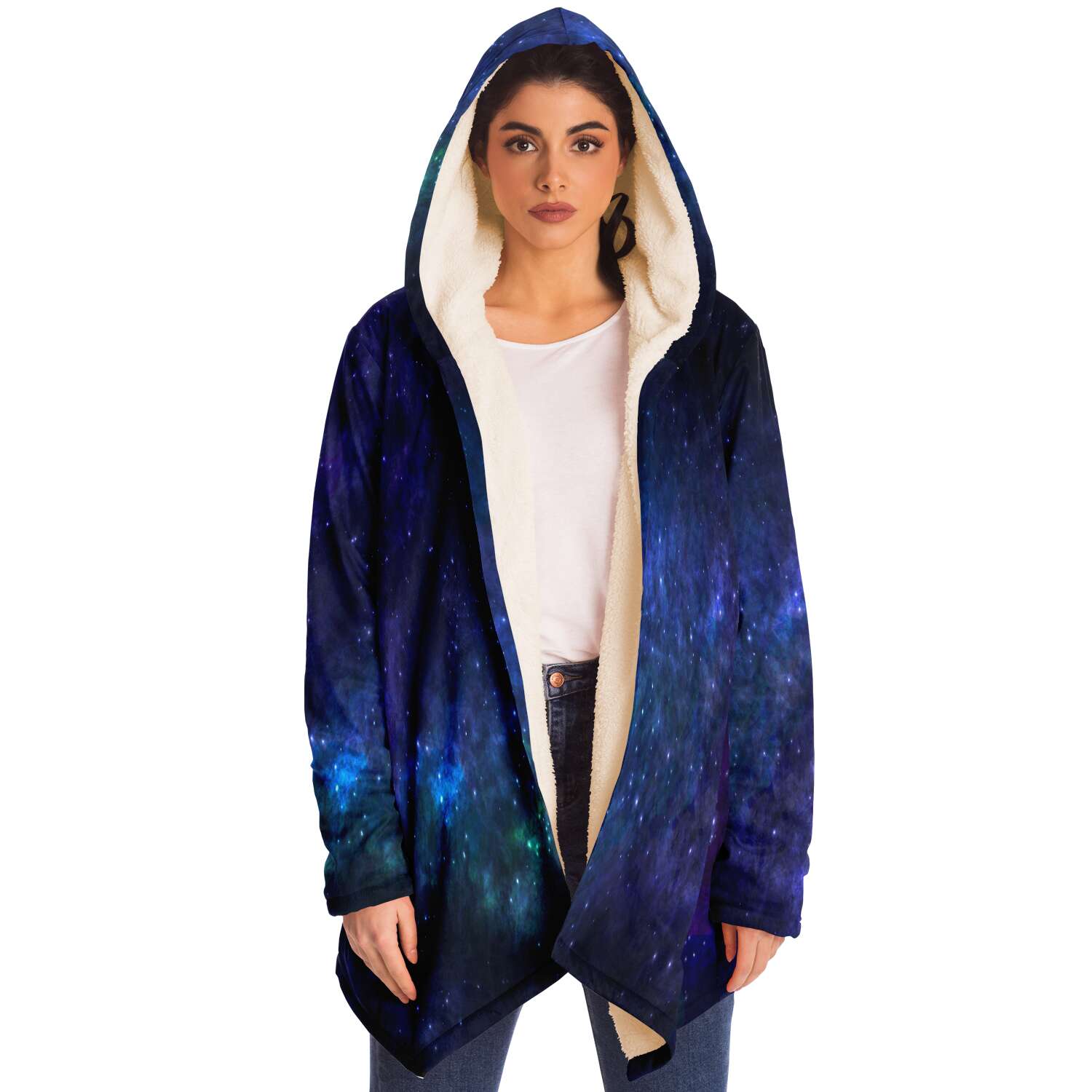 Galaxy Cloak with Fleece Lining and Pockets - Custom