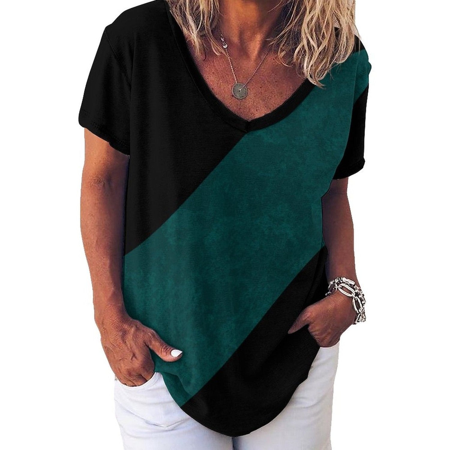 Custom Short Sleeve T-Shirts NZ109-Multi-Image Printed Tees