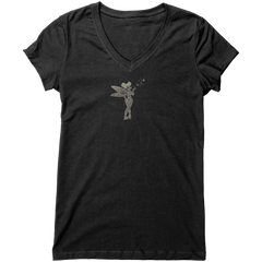 Rhinestone Tiny Dancer Tee Shirt Crew Neck, V Neck, Tank Top