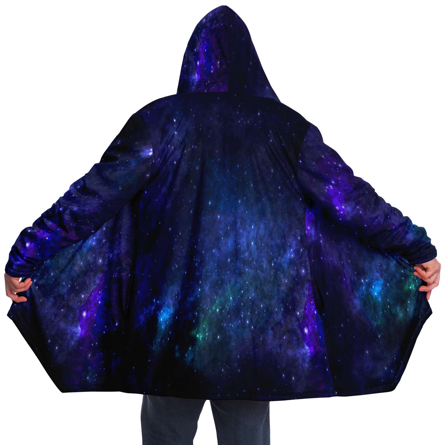 Galaxy Cloak with Fleece Lining and Pockets - Custom