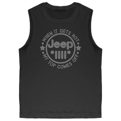 Topless Rhinestone Offroad Grill Tee Shirt Crew Neck, V Neck, Tank Top